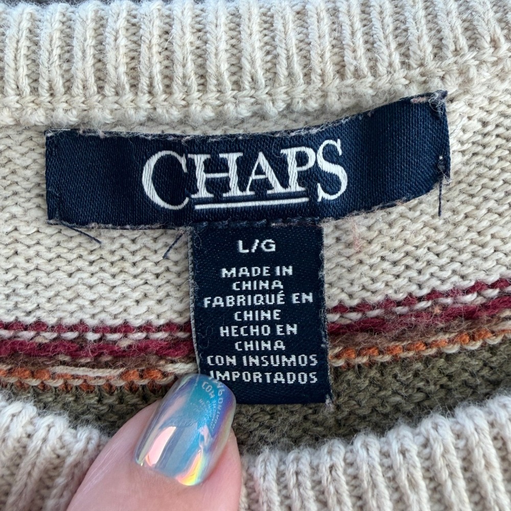Chaps Knit Sweater - Picture 5 of 9